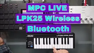 MPC LIVE How to Connect LPK25 Wireless to MPC (bluetooth)