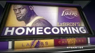 LeBron's Homecoming Intro | NBA on ESPN | LAL vs CLE |