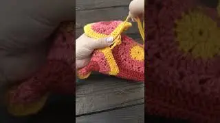 👆 МК здесь. ❤️❤️❤️ House slippers 🐞 from REMAIN YARN 😱