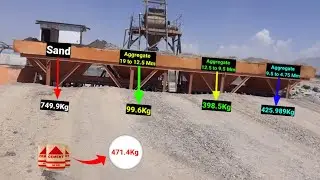 25 MPa Concrete Mix Design at the Plant Field