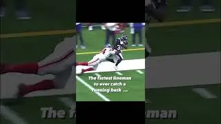 The fastest lineman to ever catch a running back