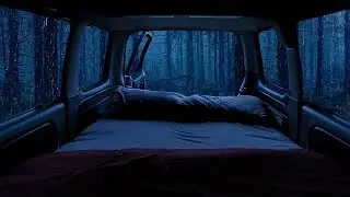 10 Hours⚡️Rain ASMR on Cabin - Soothing Sounds for Anxiety and Insomnia