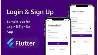 Flutter Login & Sign Up UI | Beautiful Authentication Screen Design