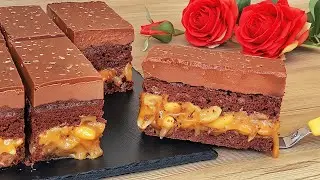 Snickers cake that melts in your mouth! Simple and delicious! 😋