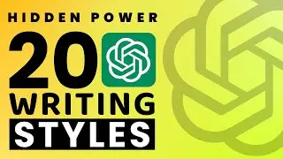 20 Powerful Writing Styles for Content Writers | ChatGPT Prompt Engineering