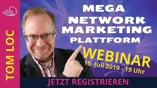 Mega Network Marketing Plattform Launch Webinar - Jetzt Registrieren
