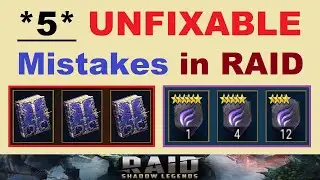 *5* Unfixable ~MISTAKES~ in RAID: Shadow Legends