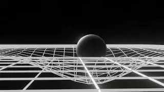 The Fabric Of SpaceTime: The Earth Floating around in 2D SpaceTime Fabric. #physics