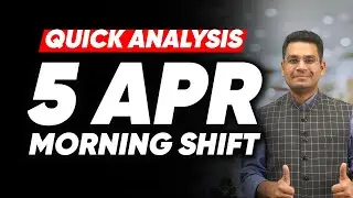 🚨5th April Morning Shift Analysis in 90 seconds | JEE Main 2024 | MathonGo | Anup Sir