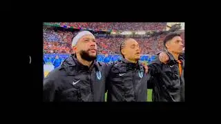 France vs Netherlands National Anthem - EURO 2024