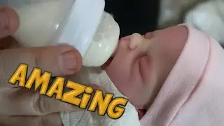 Silicone Full Body Baby Doll Drinks Real Formula Bottle - Silicone Baby Dolls Night Routine