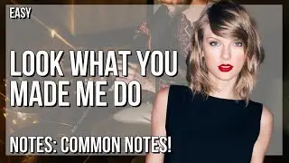 SUPER EASY: How to play Look What You Made Me Do  by Taylor Swift on Tin Whistle (Tutorial)