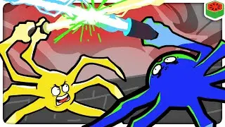 Stick Fight but We're Spiders and it's Incredible