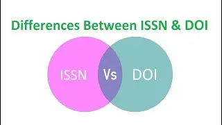 Differences Between ISSN and DOI