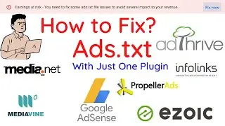 How to Fix Ads.txt Issue In WordPress Website Earning At Risk