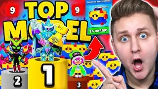 Zrobiłem TOP MODEL o *DARMOWE MEGA BOXY* w BRAWL STARS i stało się TO!😱 (9 PRZEDMIOTÓW!)