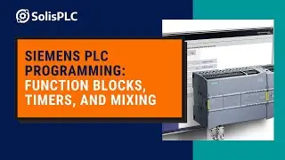 TIA Portal PLC Programming | Function Blocks Timers and Sequence Tutorial Siemens S7-1200 Simulation