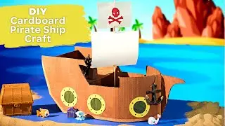 Cardboard Pirate Ship || Crayola CIY