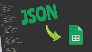 Import JSON to Google Spreadsheet