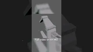 Robot 3d modeling. Autodesk Maya tutorial