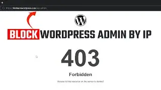 Restrict wp-admin access by ip | Allow deny htaccess 