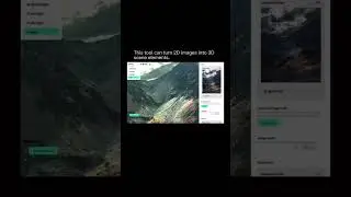 Turn 2D images into 3D Environment 😱 