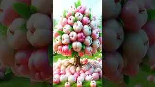 Easy and fast technique for planting and growing water apple fruit trees by grafting. #gardening