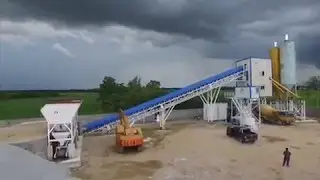 Бетонный завод HZS150. Вся мощь китайских заводов! Купить заводы и мини-заводы из Китая