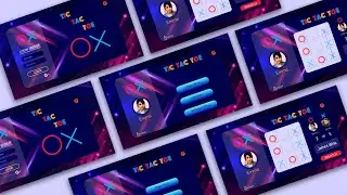 Adobe XD TicTacToe Web/App UI Tutorial Part- ll