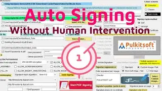 Auto Signing | PDF Signing Software | Insert Signature On Pdf | Digital Signer | Pulkitsoft