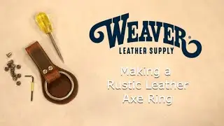 Making a Rustic Leather Axe Ring