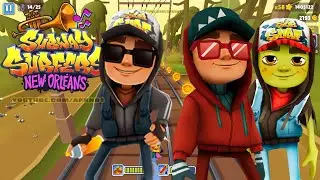 SUBWAY SURFERS GAMEPLAY PC HD 2024 - NEW ORLEANS - JAKE DARK OUTFIT+FESTIVE JAKE+ZOMBIE JAKE