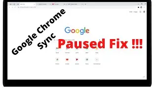 How To Fix issues with sync in Google Chrome. Google Chrome id Paused Fix !!!