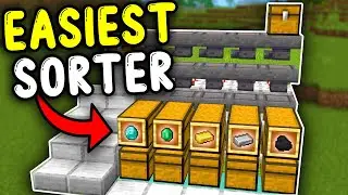 EASY AUTO SORTER In Minecraft 1.21!