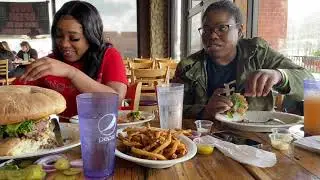 Asking My Crush To Do A GIANT Burger Challenge | Kooky Canuck Kookamonga Burger Challenge