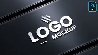 Realistic 3D Tech Logo Mockup with Free PSD Tutorial in Adobe Photoshop