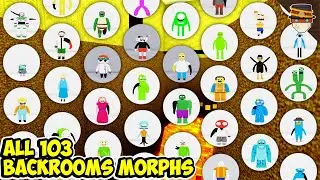 [ALL] How to get ALL 103 BACKROOMS MORPHS in Backrooms Morphs | Roblox