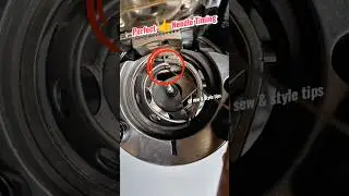 Half shuttle sewing machine needle timing 