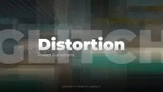 Glitch Distortion Transitions Premiere Pro Presets