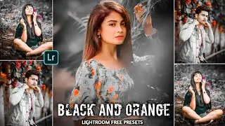 Black And Orange Lightroom Presets || Lightroom Photo Editing