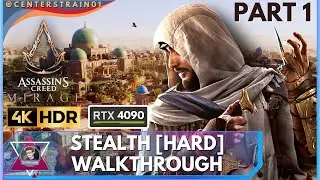 Assassin's Creed Mirage Stealth Walkthrough [HARD] Part 1 
