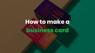 How to Make a Unique Logo and Business Card | Maycon Bartowski | CorelDRAW for Windows