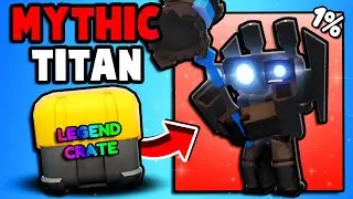 I Opened LEGENDARY Crates For OP Units! (Toilet Wars TD)