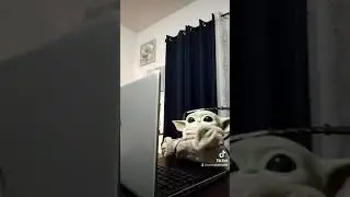 Baby yoda won't take a break from youtube #shorts