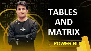 4.0 Tables and Matrix in Power BI | Power BI Tutorials for Beginners | By Pavan Lalwani