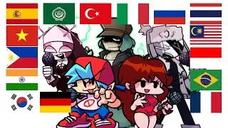 Friday Night Funkin' in different languages meme (FNF)