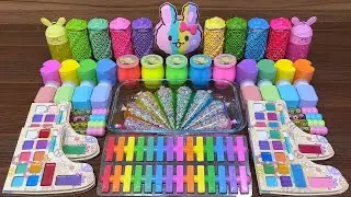 RAINBOW Slime I Mixing random into PIPING BAGS Slime I Satisfying Slime 