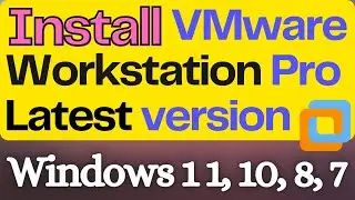 Install VMWare Workstation in Windows 11 | Install VMWare Workstation Pro 16 in Windows 10 | VMWARE