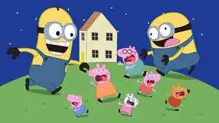 Zombie Apocalypse, Minions Visit Peppa🧟‍♀️ | Peppa Pig Funny Animation