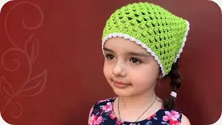 ✅Летняя косынка, вязание крючком для начинающих, crochet.